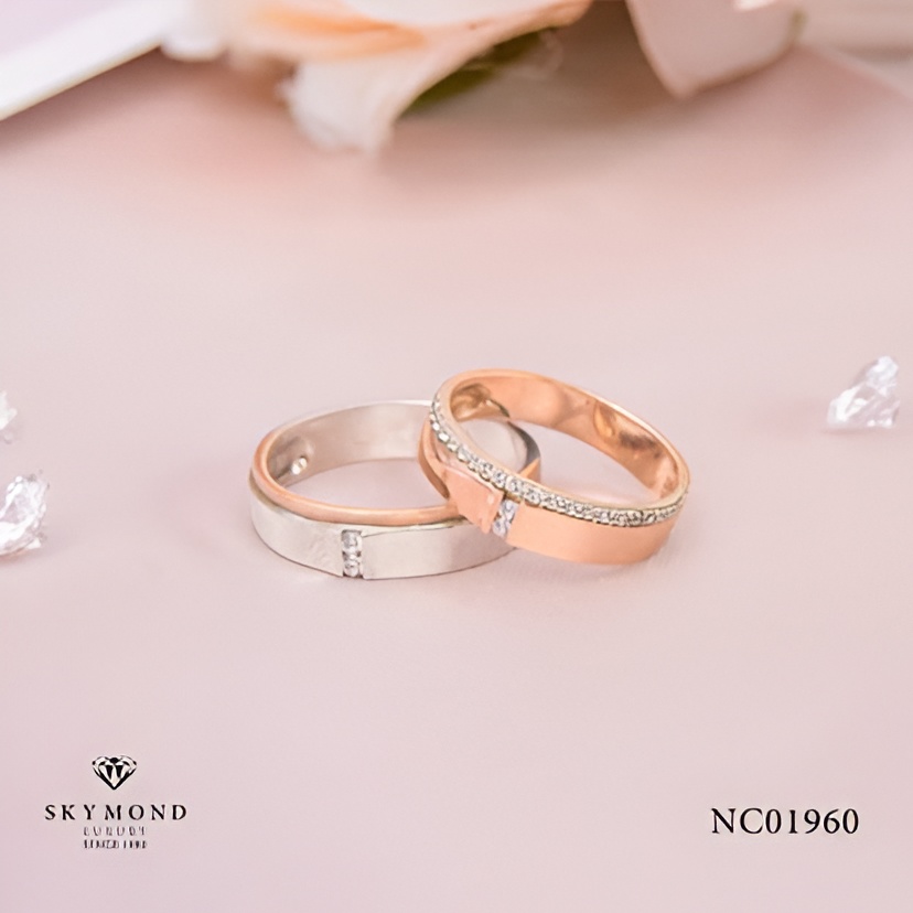 mẫu nhẫn kỷ niệm ngày cưới đẹp Skymond luxury